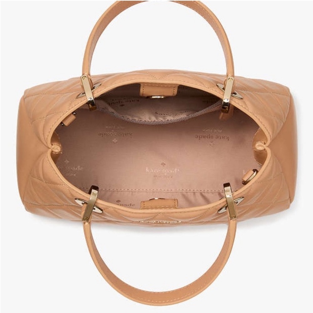 Kate Spade Carey Small Quilted Sullivan Satchel Crossbody - Picture 3 of 4